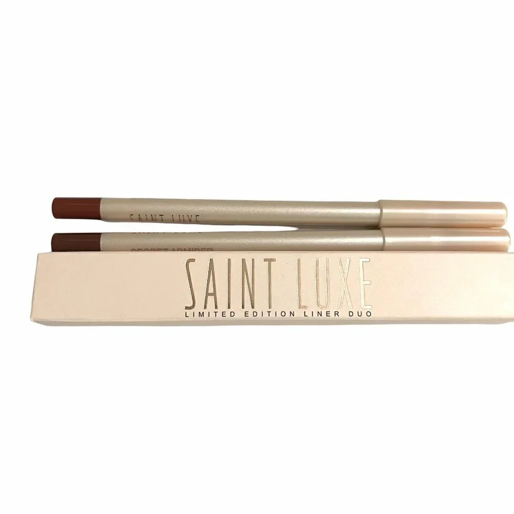 Saint Luxe BNIB Limited Edition Neutral Lip Liner Duo Secret Admirer Love Letter